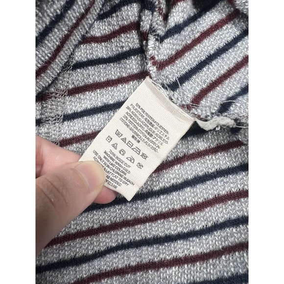 FREE PEOPLE little ann boxy striped oversized boho sweater small comfy‎ soft XS - Picture 5 of 9